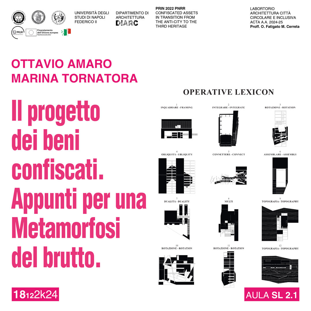 Il progetto dei beni confiscati. Appunti per una metamorfosi del brutto